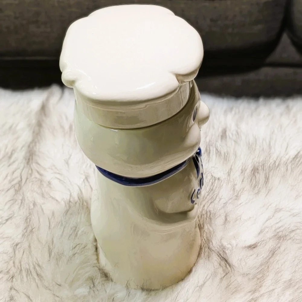 VTG Pillsbury Doughboy Poppin Fresh Cookie Jar 1973 Ceramic Collectible 10 1/2